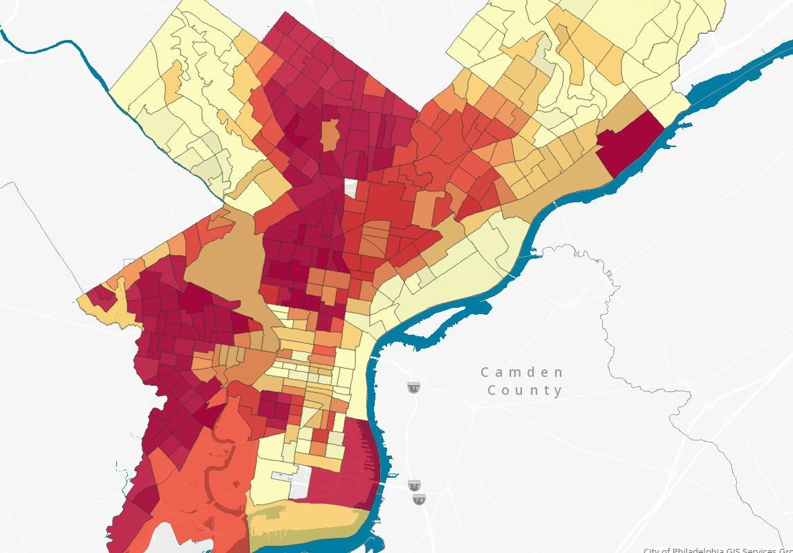 təhlükəsizlik xəritəsi Philadelphia