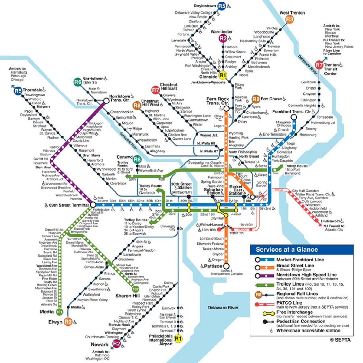kart Philadelphia metro